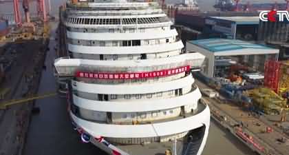 China's first large cruise ship to start interior decoration and debugging in Shanghai