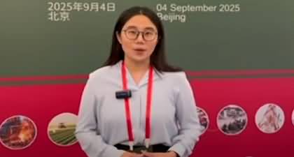 Chinese journalist reports in Urdu for news channel