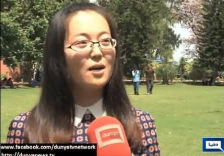 Chinese Living in Pakistan Expressing Their Views in Urdu About Their President's Visit