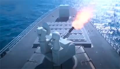 Chinese naval vessels conduct live-fire drills during Vostok-2022