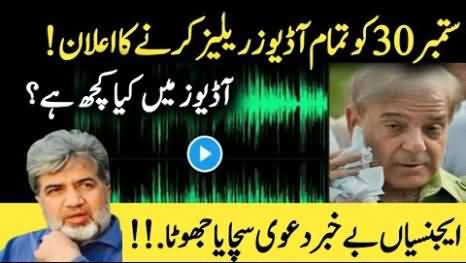 Claim of all audios to be made public on Friday morning surfaces; true or false? Ansar Abbasi's analysis