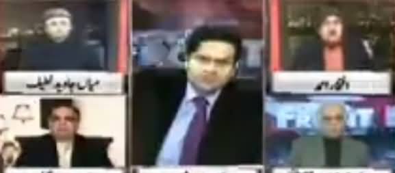 Clash Between Anchor Iftikhar Ahmad And General (R) Ghulam Mustafa