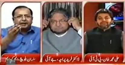 Clash Between Fareed Paracha (Jamat e Islami) And Salman Baloch (MQM) In Live Show