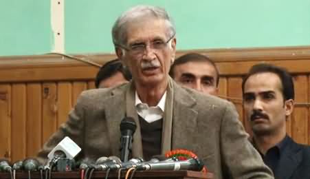 CM KPK Pervez Khattak Media Briefing on CPEC Issue - 12th February 2016