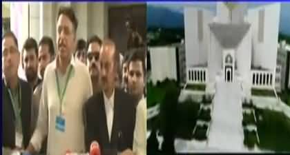 Asad Umar & Fawad Chaudhry's important media talk after supreme court hearing