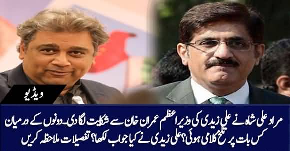 CM Sindh Murad Ali Shah & Ali Zaidi Trade Barbs During Meeting, Both Send Complain Letter To PM Imran Khan