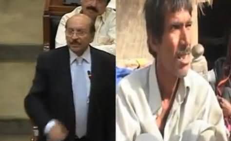 CM Sindh Qaim Ali Shah Making Fun of the Poverty of the People of Thar