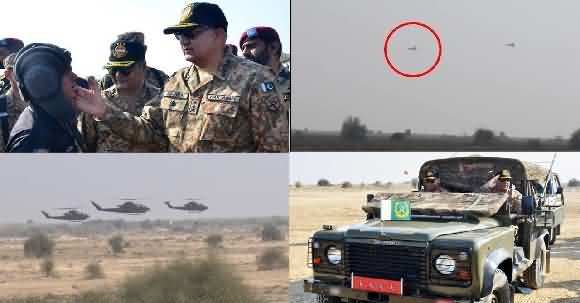 COAS General Qamar Javed Bajwa Visited Strike Corps Near Bahawalpur