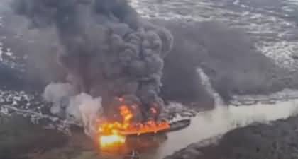 Congo: 145 killed after fuel-carrying boat caught fire and capsized