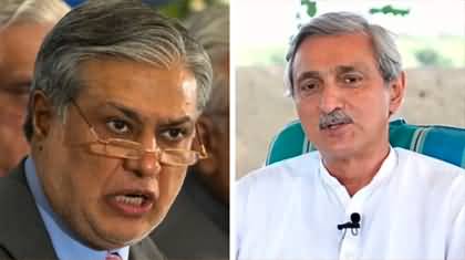 Contact between former Finance Minister Ishaq Dar and Jahangir Tareen in London