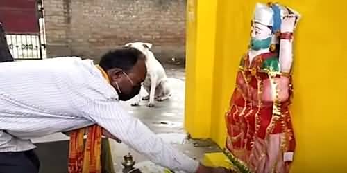 'Corona Mata' Temple Established in A Village of India, People Started Offering Prayers