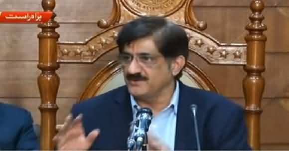 Coronavirus Infection Is Not Less In Pakistan Compare To Other Countries - Murad Ali Shah Media Talk