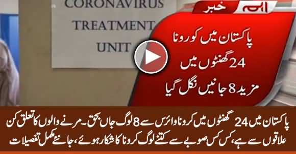 Coronavirus Takes 8 More Lives in Pakistan, Total Death Toll Rises Up to 26