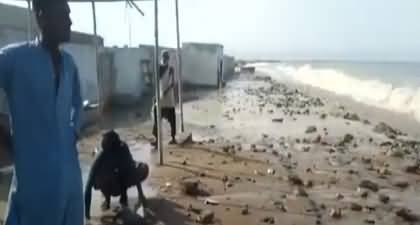 Cyclone Biparjoy is only 550 Kilometres away from Karachi