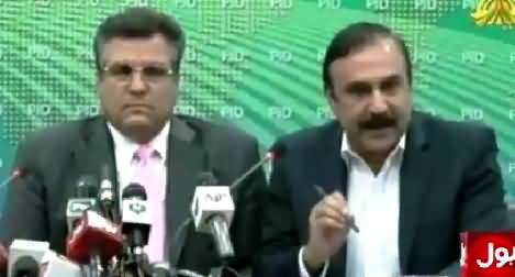 Daniyal Aziz & Tariq Fazal Chaudhry Blasting Press Conference Against Imran Khan