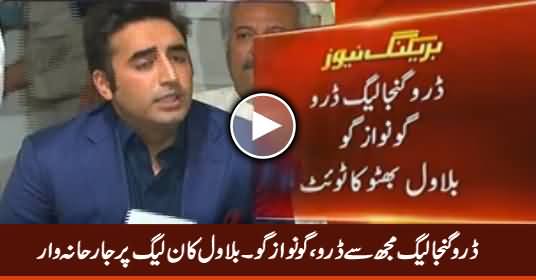 Daro Ganja League Daro, Go Nawaz Go - Bilawal's Harsh Reply To PMLN