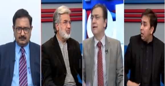 Data Tells Your Channel Is Biased Against Us - Ansar Abbasi Fights With Dr Shahbaz Gill