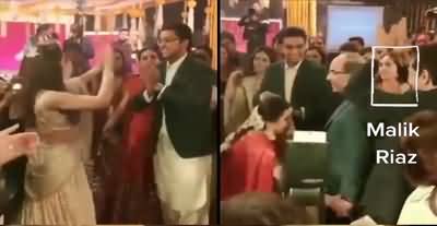 Daughters of Malik Riaz Dancing in Wedding Ceremony, Malik Riaz Also There