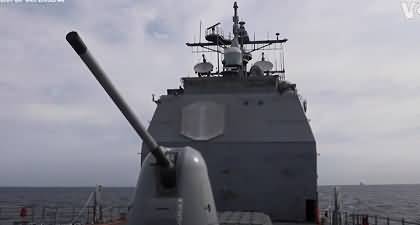 Despite huge tensions b/w Taiwan And China, US Warships sail through Taiwan Strait