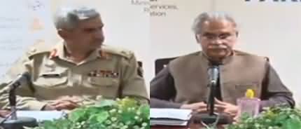 DG ISPR And Dr Zafar Mirza Joint Press Conference on Coronavirus Issue