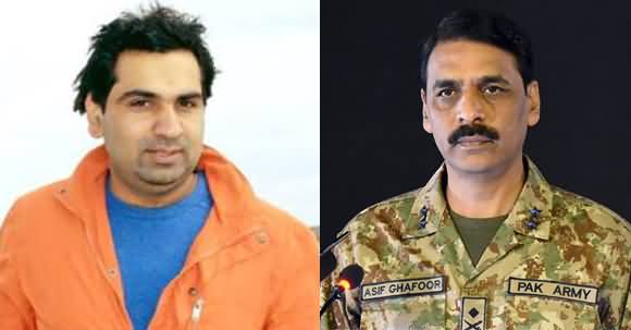 DG ISPR Asif Ghafoor First Time Directly Responds to Waqas Goraya on Twitter