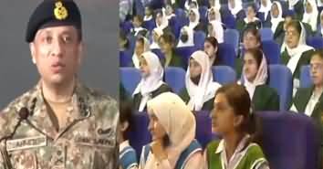 DG ISPR Gen Ahmad Sharif visits educational institutes in Murree