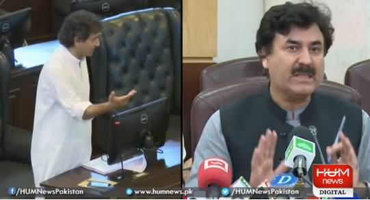 Differences in PTI, Atif Khan Criticizes Shaukat Yousafzai in KPK Assembly