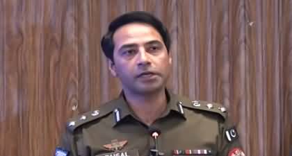 DIG Operations Faisal Kamran holds press conference on foreign women kidnapping case