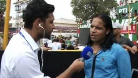 DJ Butt the New Famous Personality of PTI, Reached Karachi, Talking to Media