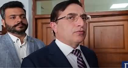 Do you expect anything in reply to the letter of Imran Khan? Reporter asks Barrister Gohar