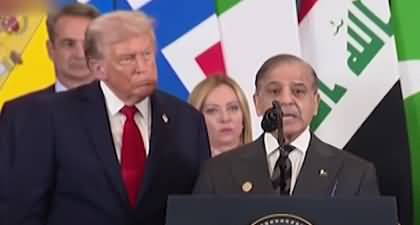 Donald Trump is genuinely a man of peace - PM Shehbaz Sharif's speech in Egypt
