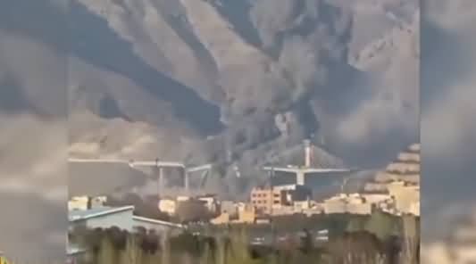 Donald Trump shares video of Iran's biggest bridge 'tumbling town'