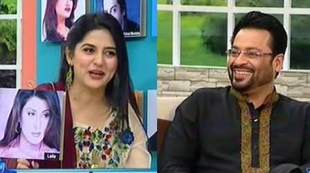 Dr. Amir Liaquat Hussain Double Meaning Comments on Actress Laila