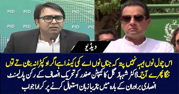 Shahbaz Gill Badly Bashes Captain Safdar On His Derogatory Remarks About Ansari Brothers Of PTI