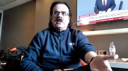 Dr. Shahid Masood having gup shup with his viewers on youtube