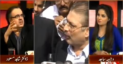 Dr. Shahid Masood Making Fun of Sharjeel Memon On His Road Sweeping Campaign