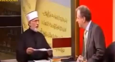 Dr. Tahir ul Qadri Proudly Telling His Services For Christianity