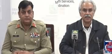 Dr. Zafar Mirza And Chairman NDMA Joint Press Conference On Coronavirus