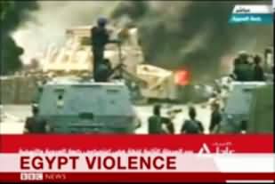 Egyptian Army Killing Protesters with Tanks, 270 Killed, More Than 1000 Injured