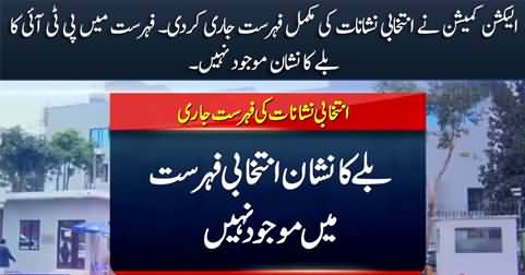 Election Commission released complete list of electoral symbols, bat symbol nowhere in the list
