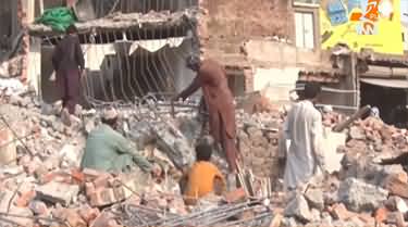 Encroachment operation started in Lahore's biggest market Shah Alam Market