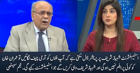 Establishment can pressurize Shahbaz Sharif to appoint a non-controversial army chief - Najam Sethi