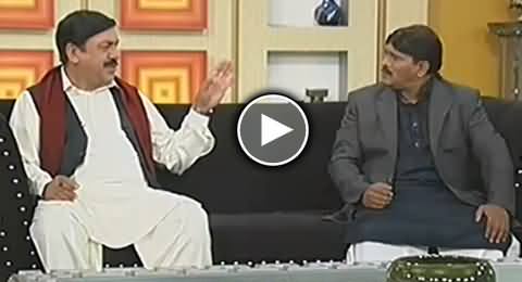 Excellent Parody of Sheikh Rasheed by Azizi with Jamshaid Dasti Dummy