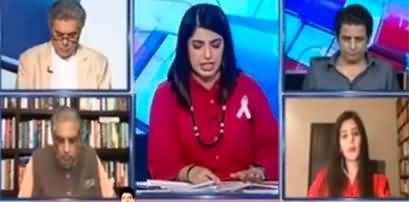 Exchange of arguments between Reema Omer & Irshad Bhatti on article 62