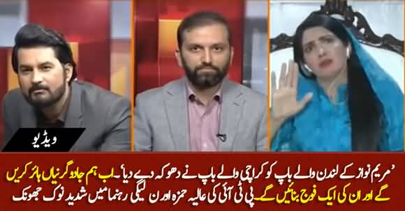 Exchange of Harsh Words B/W PTI Alia Hamza Malik & PMLN Afnan Mushahid Ullah
