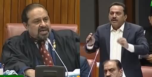 Exchange of Heated Arguments Between Mian Ateeq And Gyan Chand in Parliament