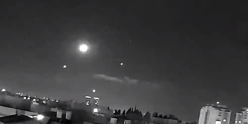 Exchange of Missiles B/W Israel And Palestine As Rockets Light Up The Night Sky Again