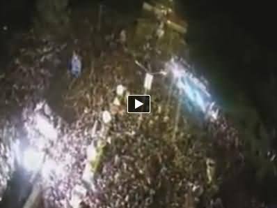 Exclusive Coverage Of PTI Azadi March Dharna Through Aerial Camera