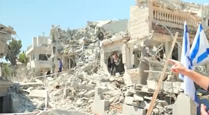 Exclusive footage of destruction in Tel Aviv after Iranian strikes