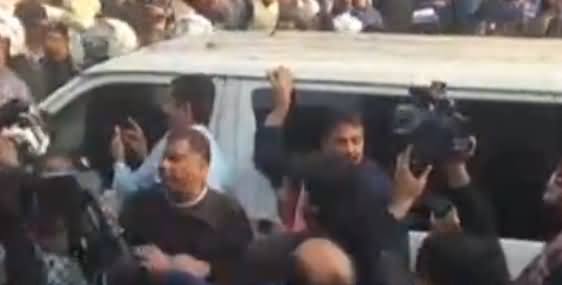 Exclusive Footage of Khawaja Saad Rafique And Khawaja Salman Rafique Arrest